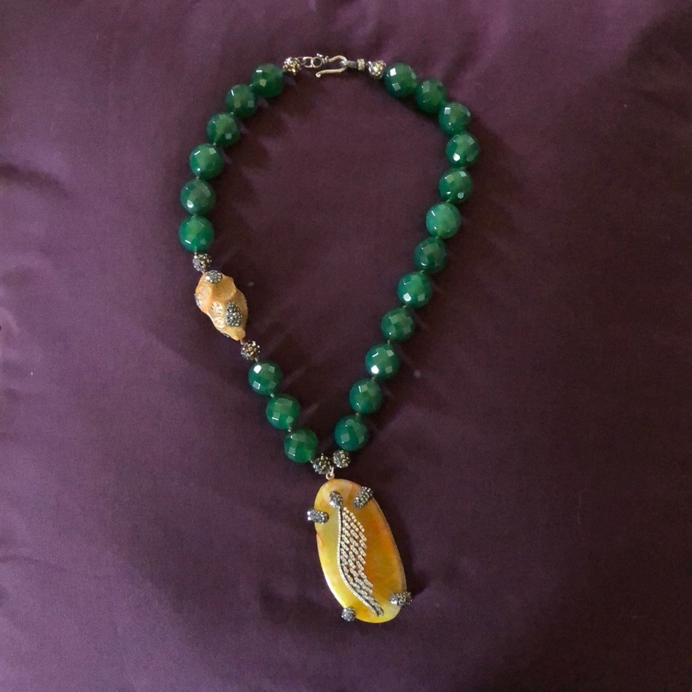 Natural stones necklace